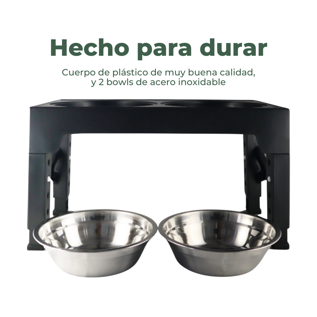 Comedero Elevado Doble